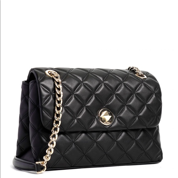 Kate Spade Natalia Medium Flap Shoulder Bag - Black - Picture 2 of 8